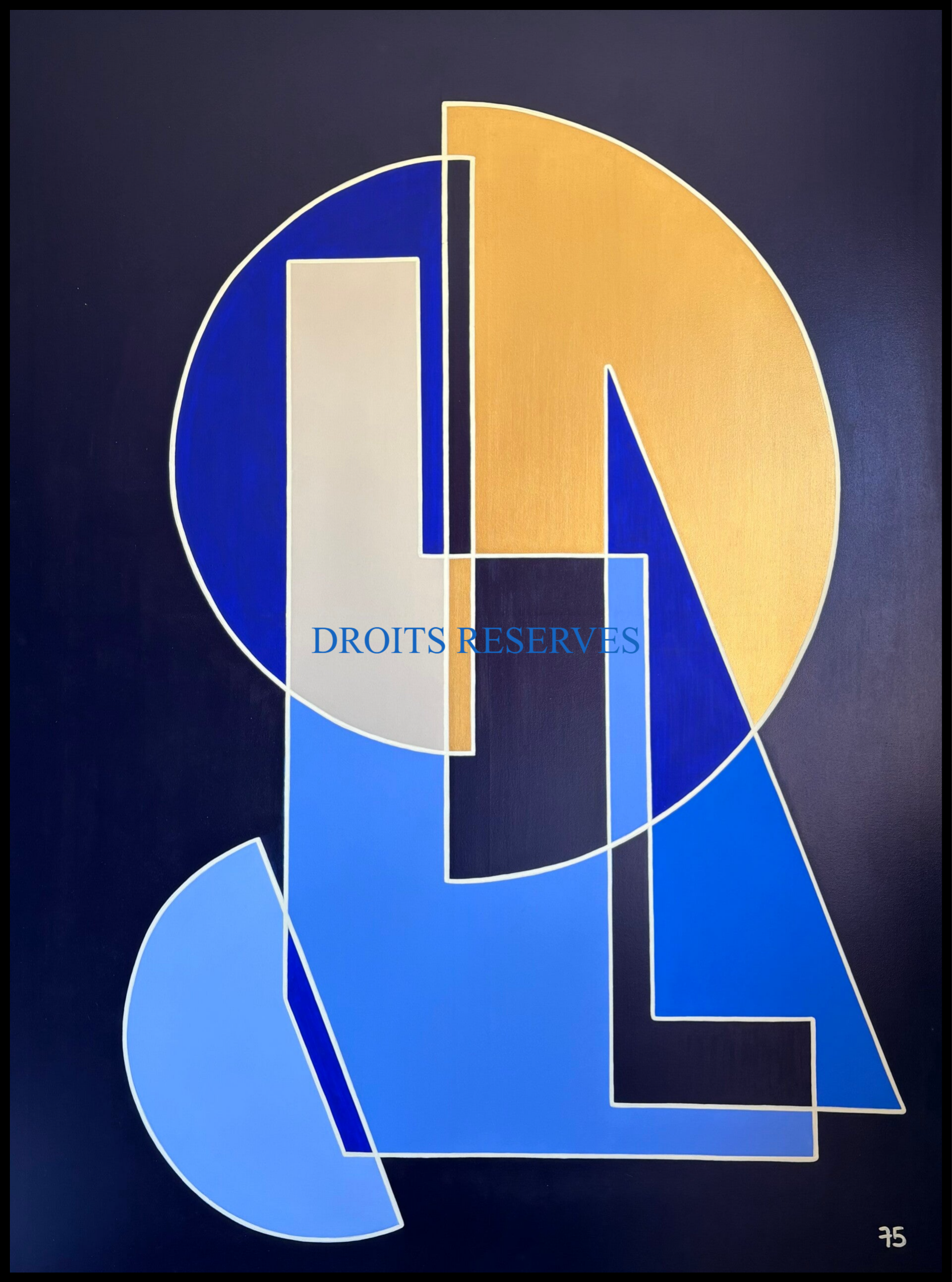 GE75 TABLEAU ARTISTE PEINTRE AIX