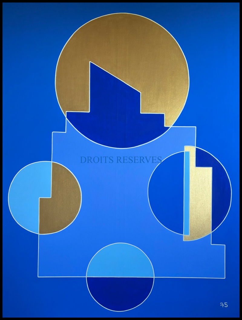 Œuvre abstraite codée 75129 par Ge75