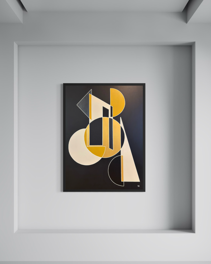 tableau ge75 abstrait geometrique