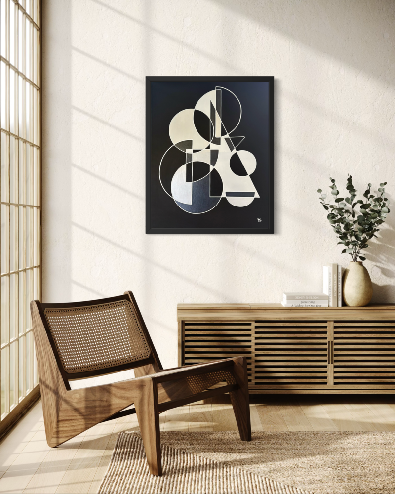 tableau ge75 abstrait geometrique