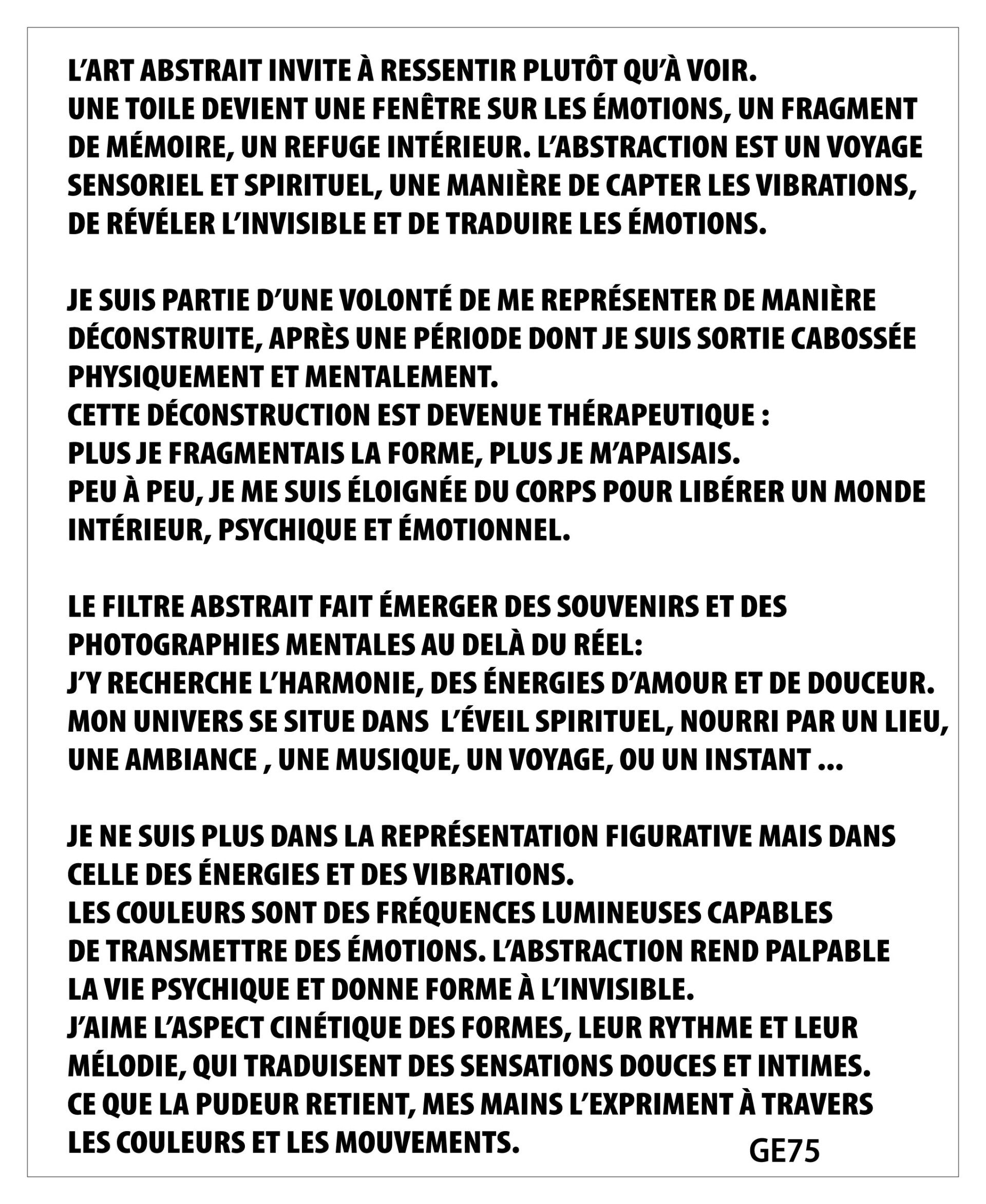 ge75 artiste aixoise peinture abstraite