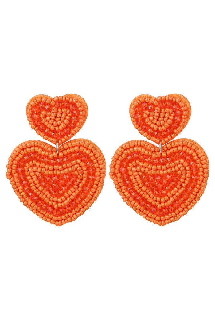 Cupido earrings orange