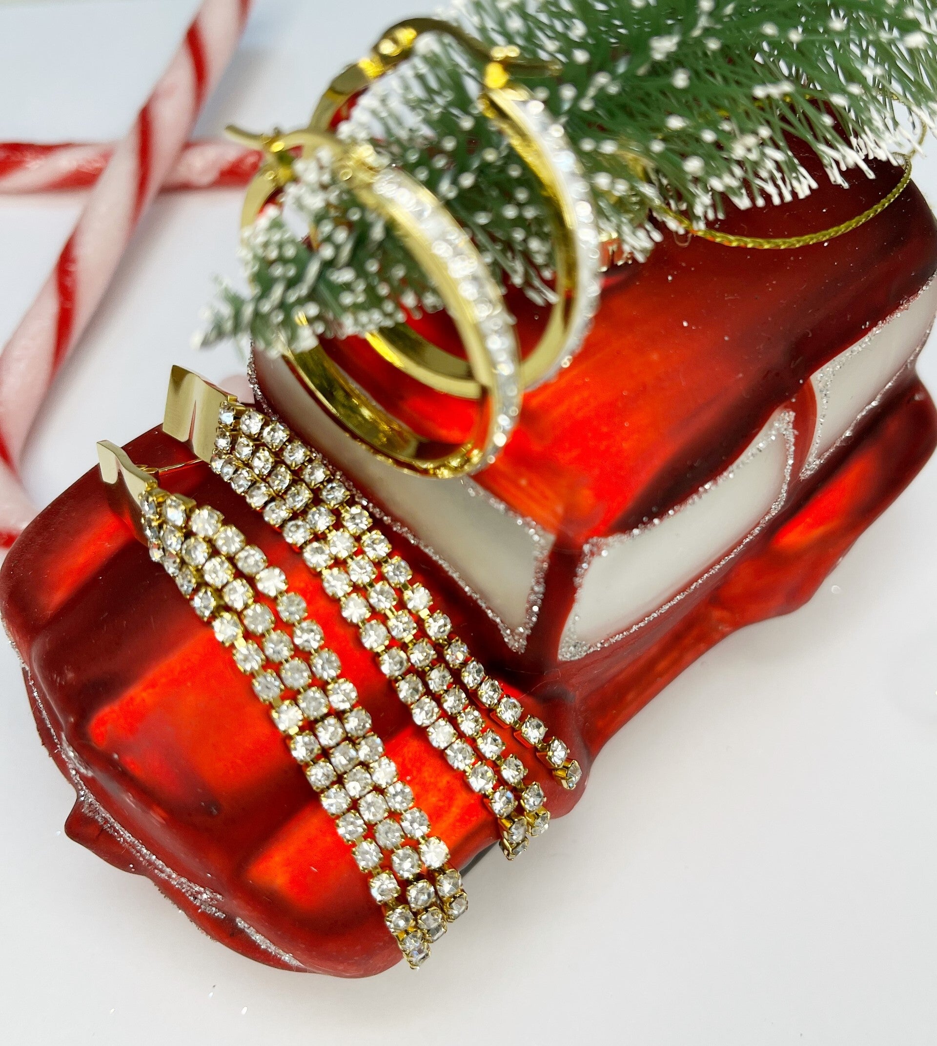 Golden days earrings gold