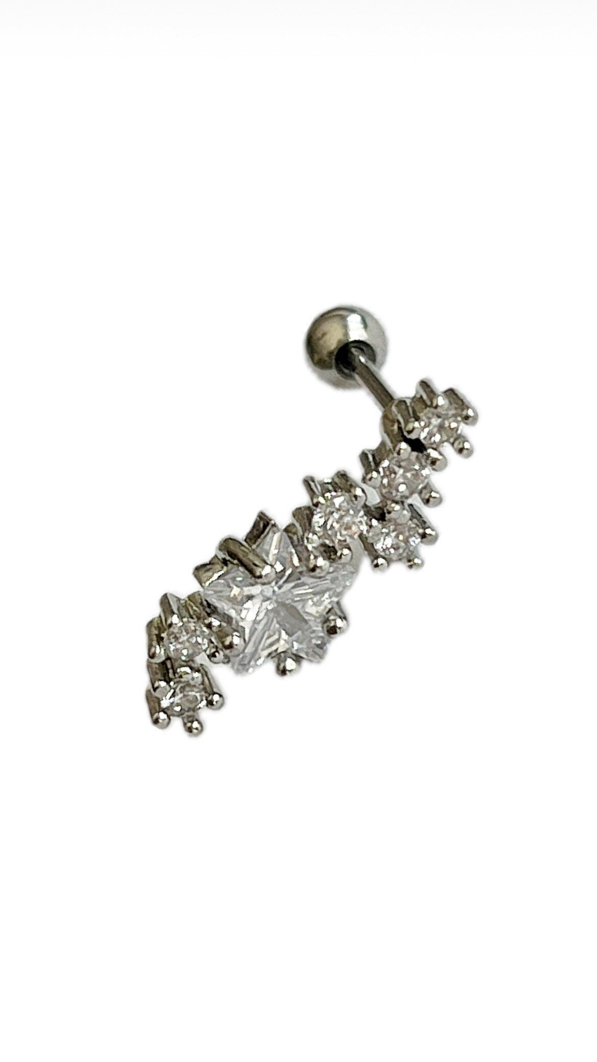 Etoile piercing silver