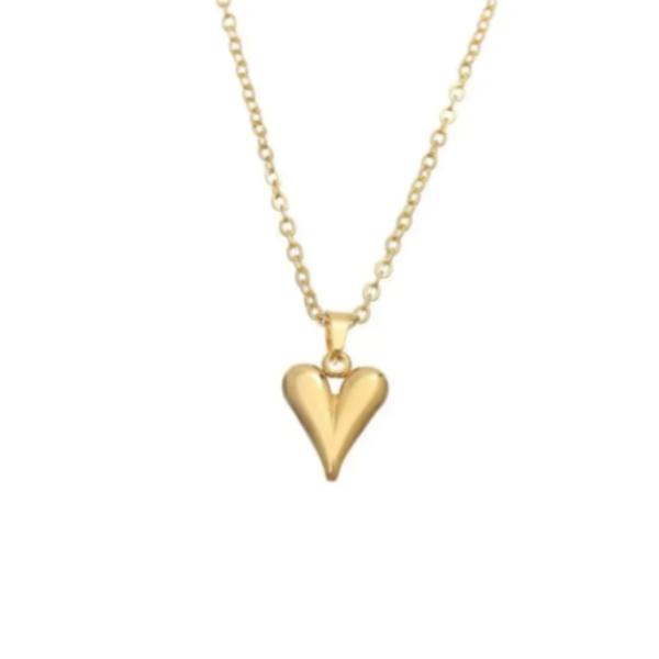 Heart of mine necklace gold