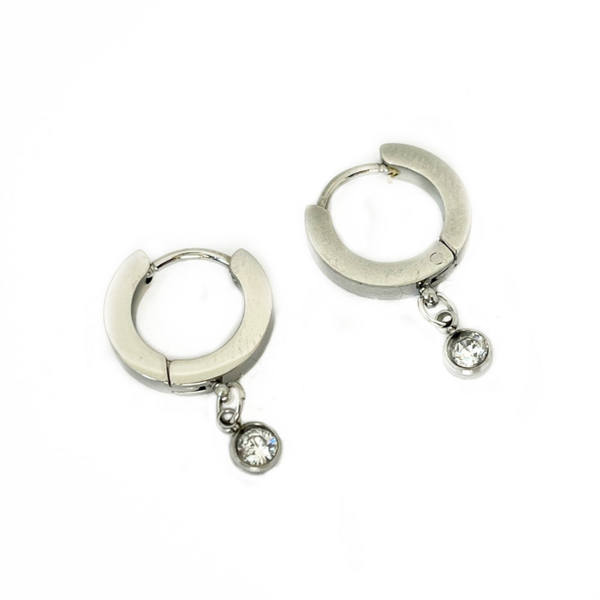 Blazing earrings silver