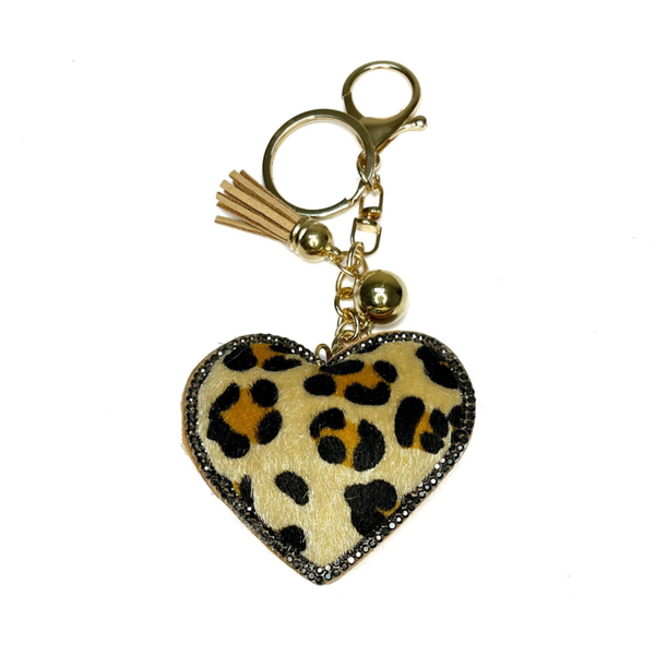 Leopard bag pendant