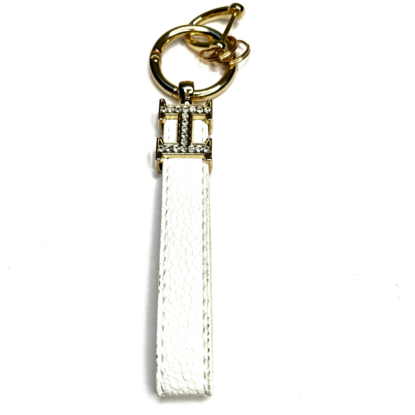Exclusive H bag pendant white