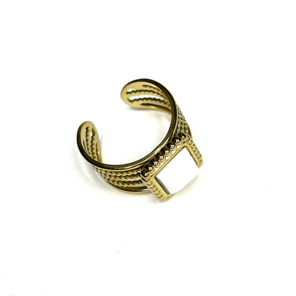 Fenna ring gold/white