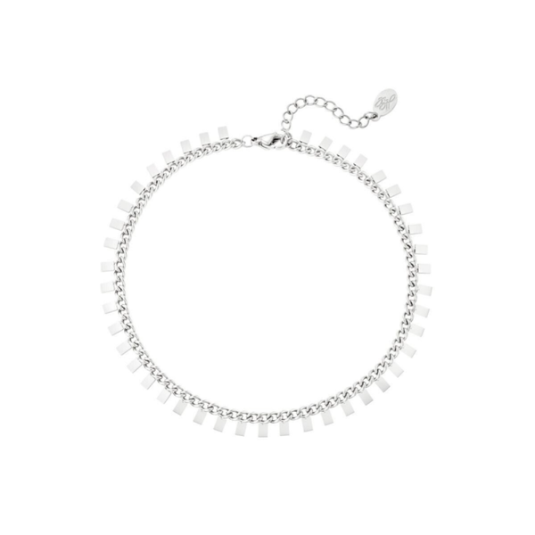 Square bracelet silver