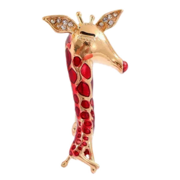 Giraf brooch