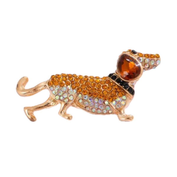 Dog brooch