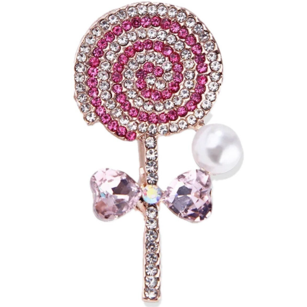 Lolly pop brooch