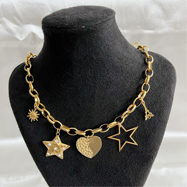 Touch of France necklace gold