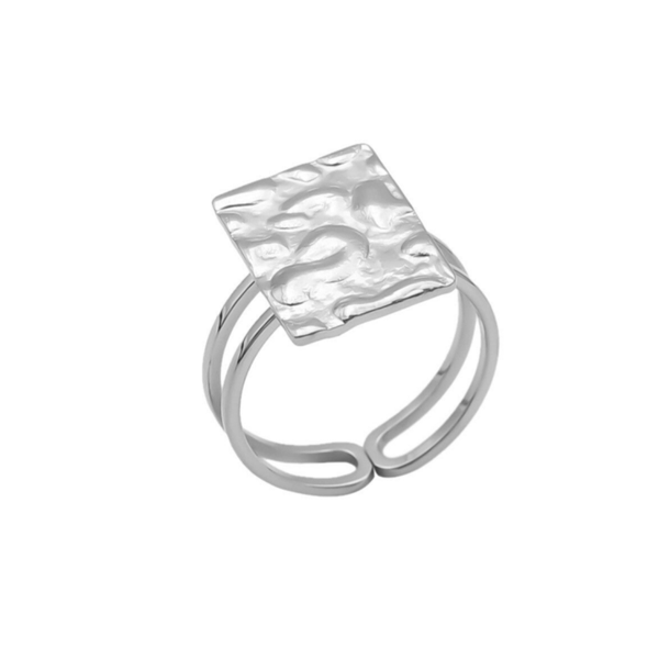 Pilar ring silver