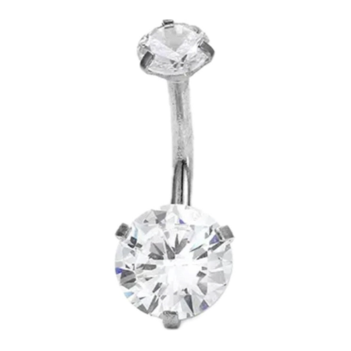 Gisele belly piercing silver