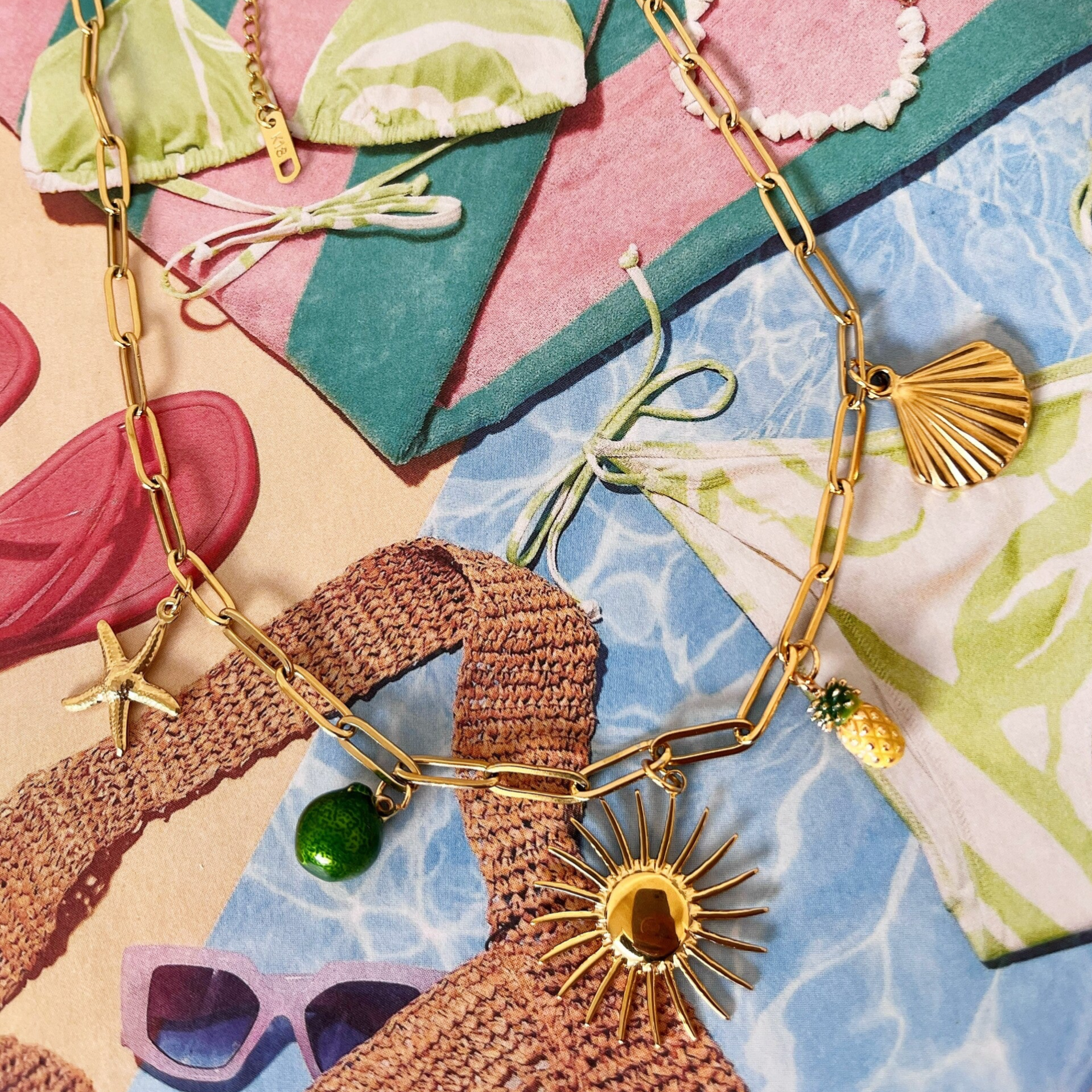 Sicilia necklace gold