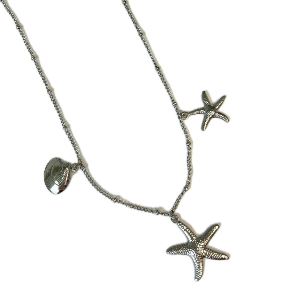 Ocean necklace silver