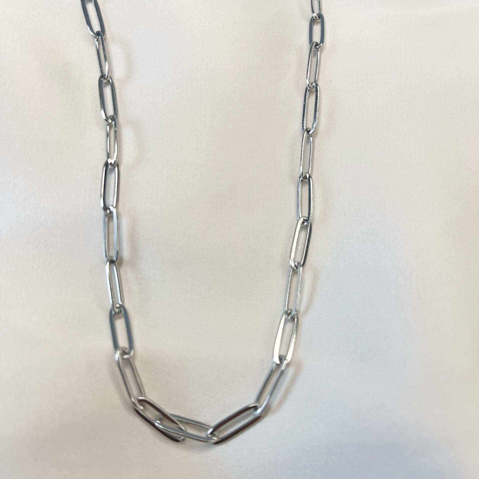 Schakel ketting ovaal glad