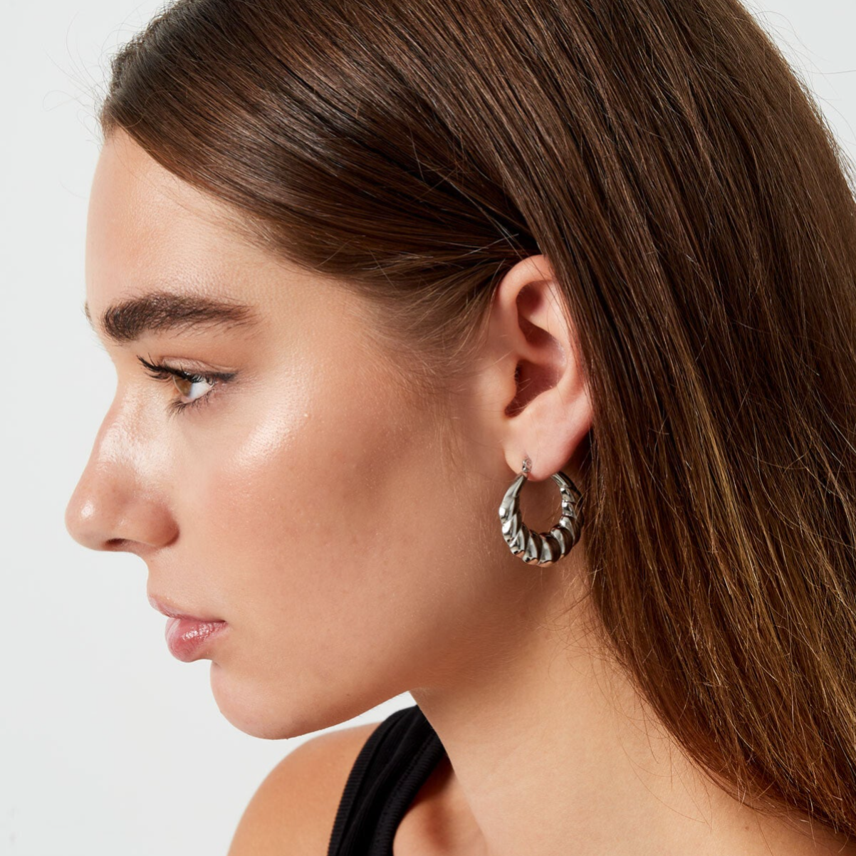 Kisses earrings silver