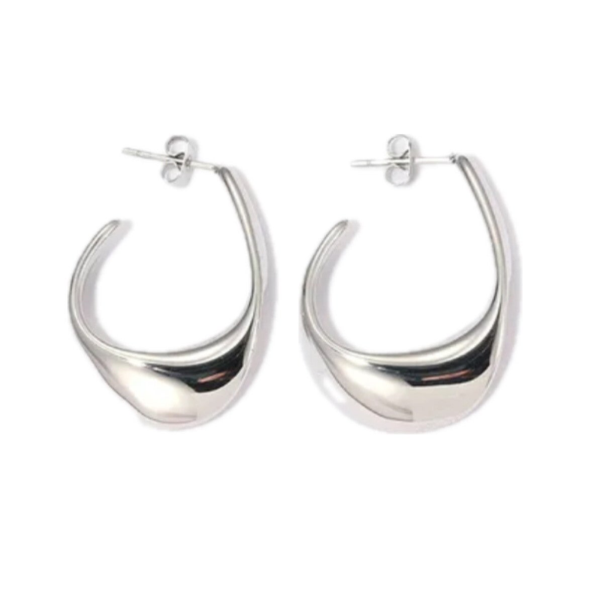 Densa earrings silver