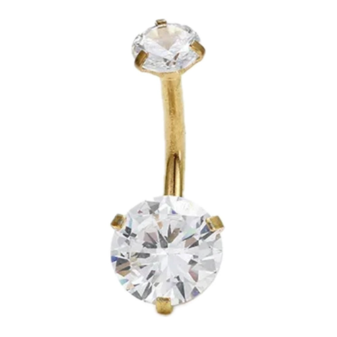 Gisele belly piercing gold