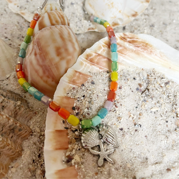 Tropical necklace silver