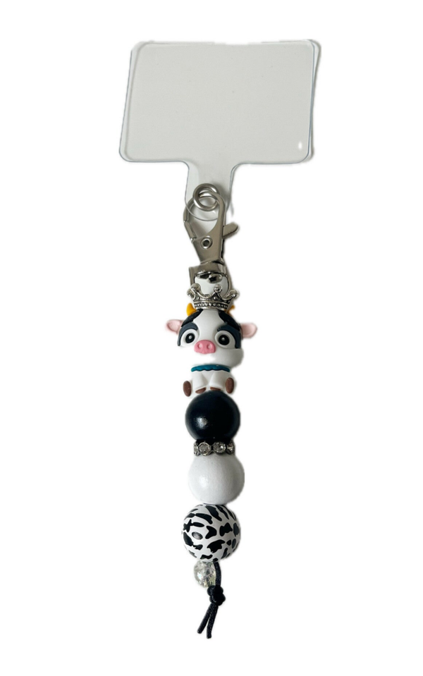 Cuty cow phone/ bag strap