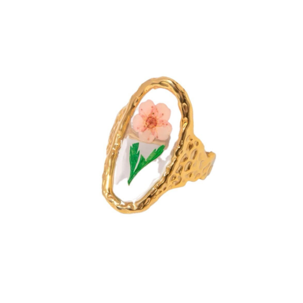 Rosa ring gold
