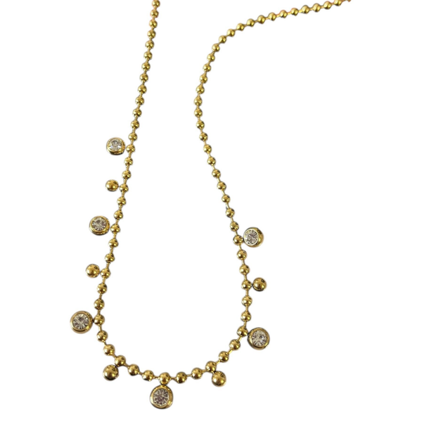 Tiffany necklace gold white