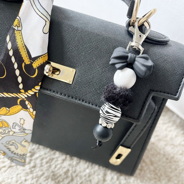 Black bow phone/ bag strap