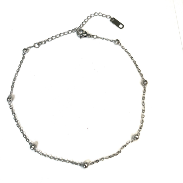 Dune ankle bracelet silver