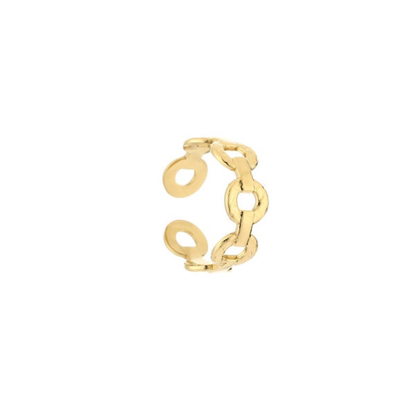 Chain ring gold