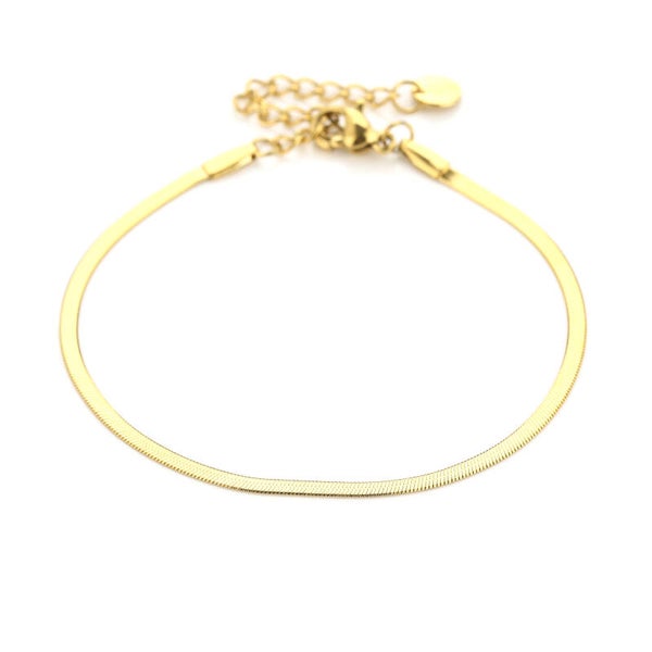Flat bracelet gold