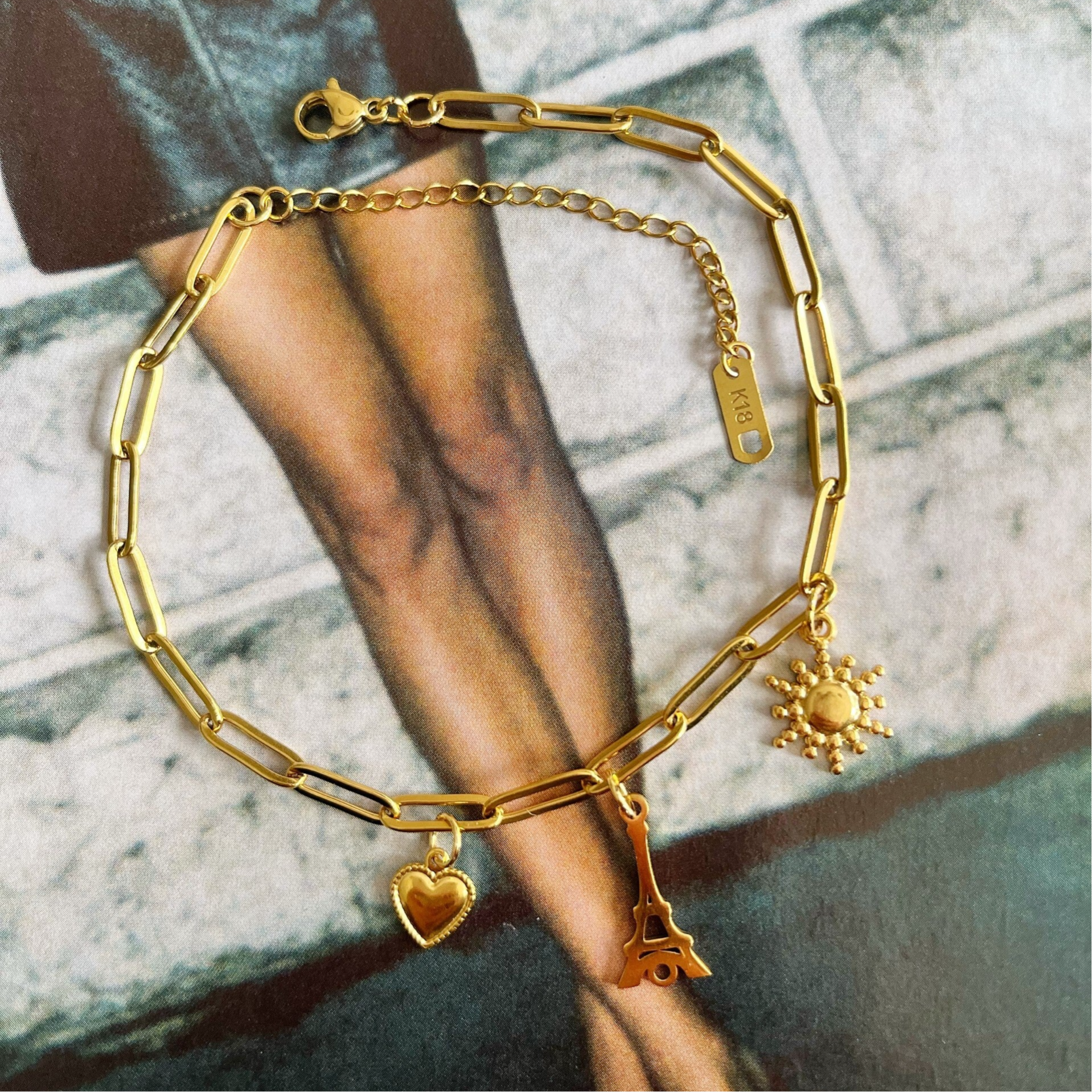 Parisienne ankle bracelet