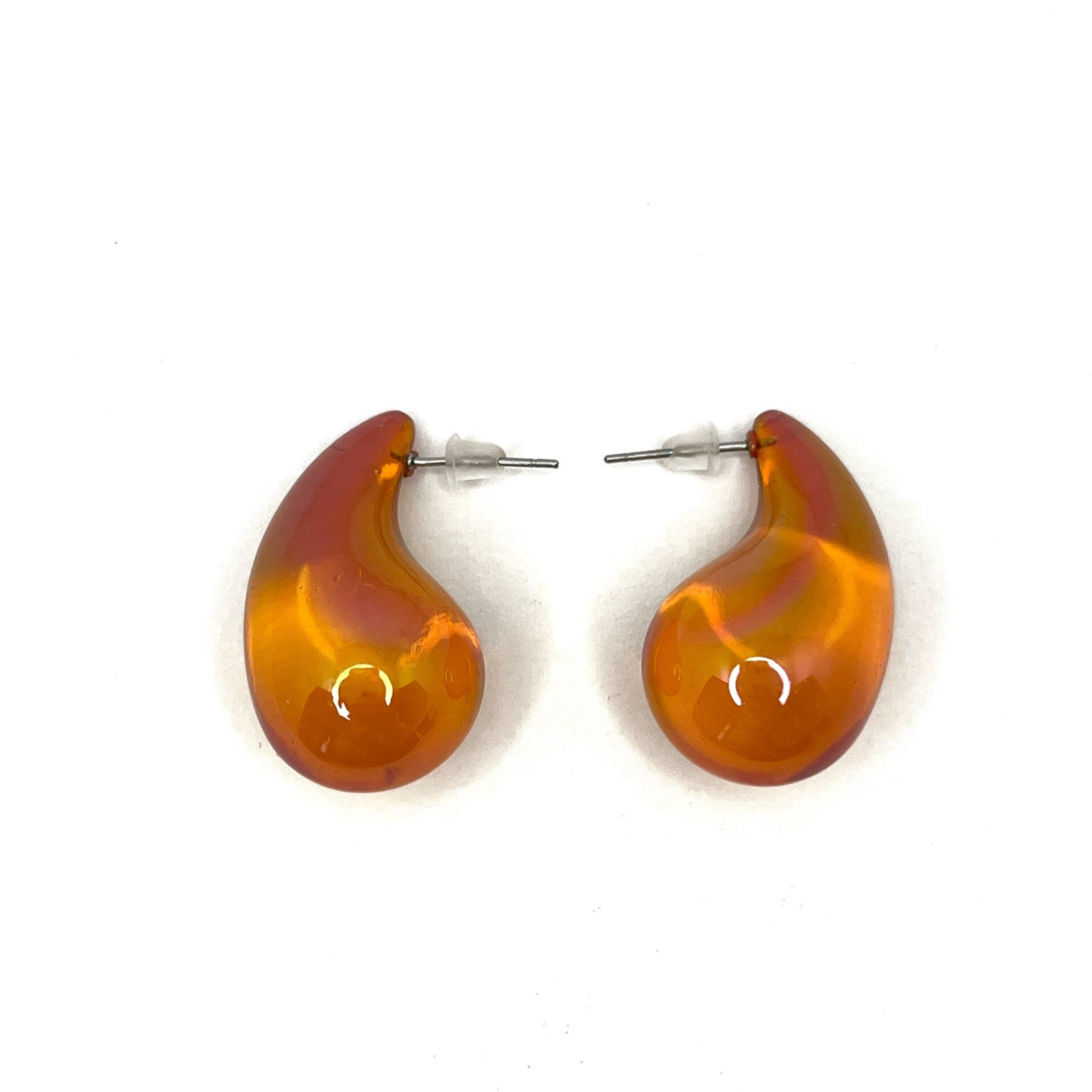 Hailey earrings orange