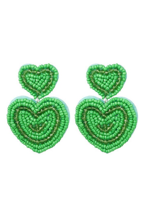 Cupido earrings green