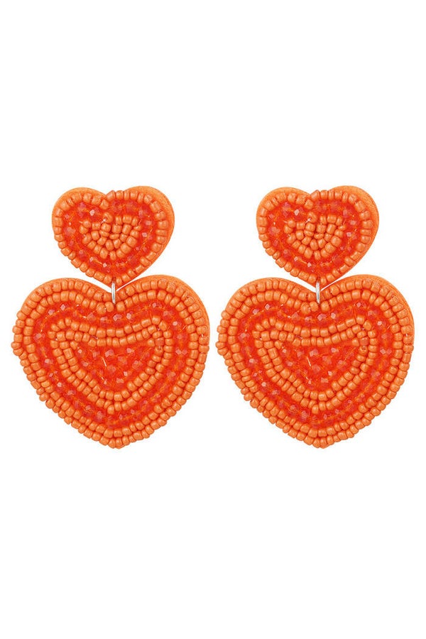 Cupido earrings orange