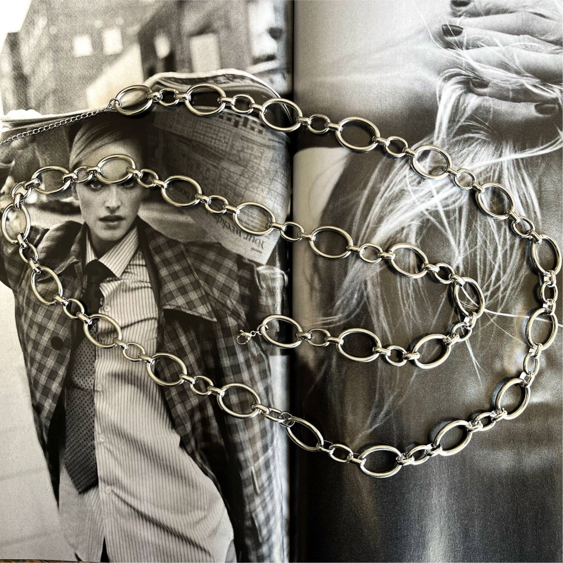 Slay necklace silver