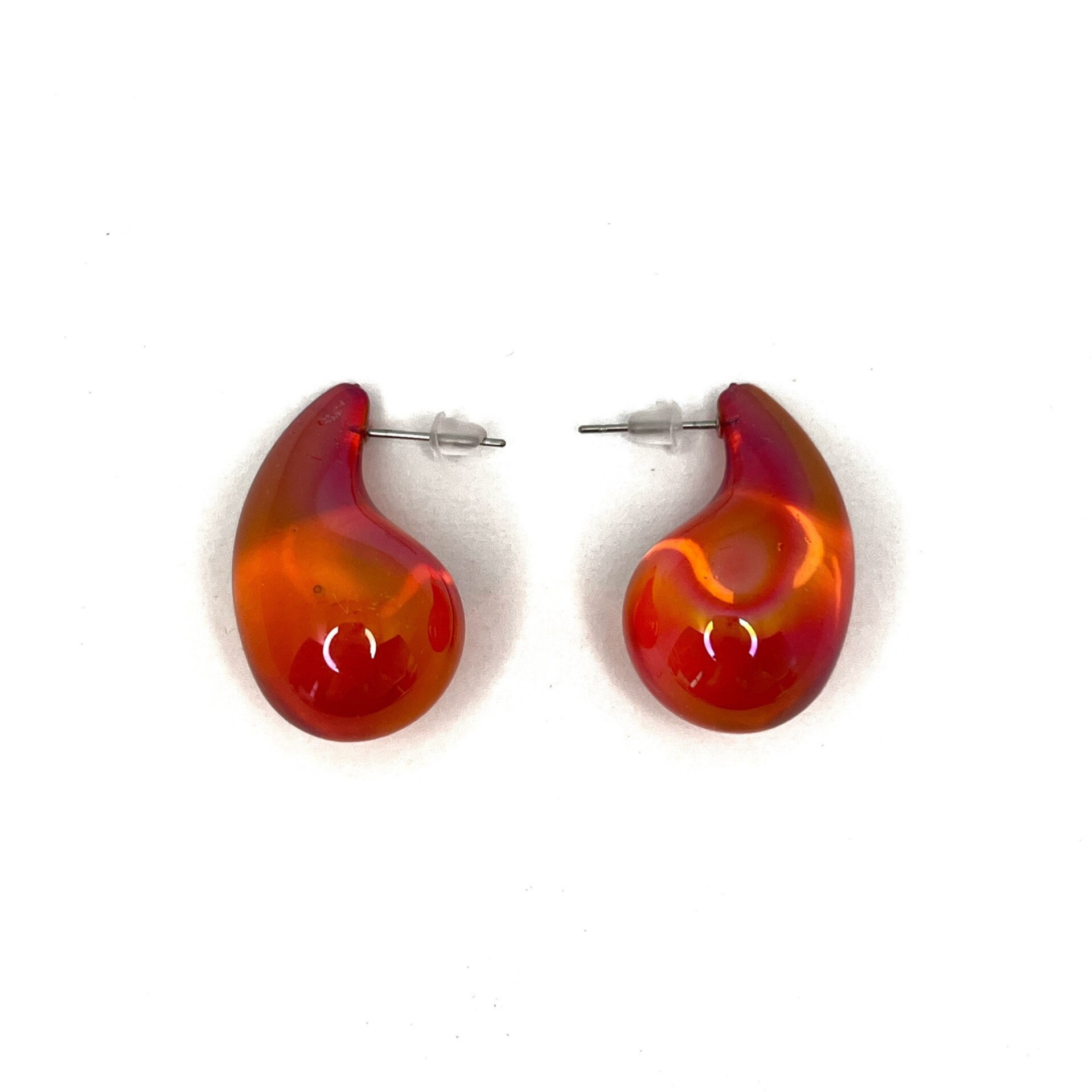 Hailey earrings red