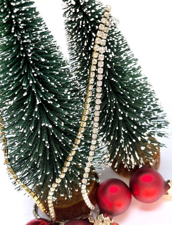 Santa tell me necklace silver