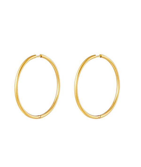 Classic hoops gold 4,5cm