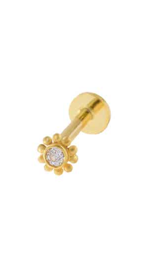 Soleil piercing gold