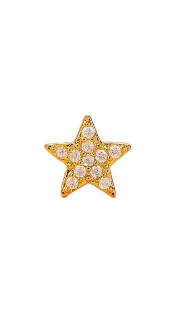 Sterling piercing gold