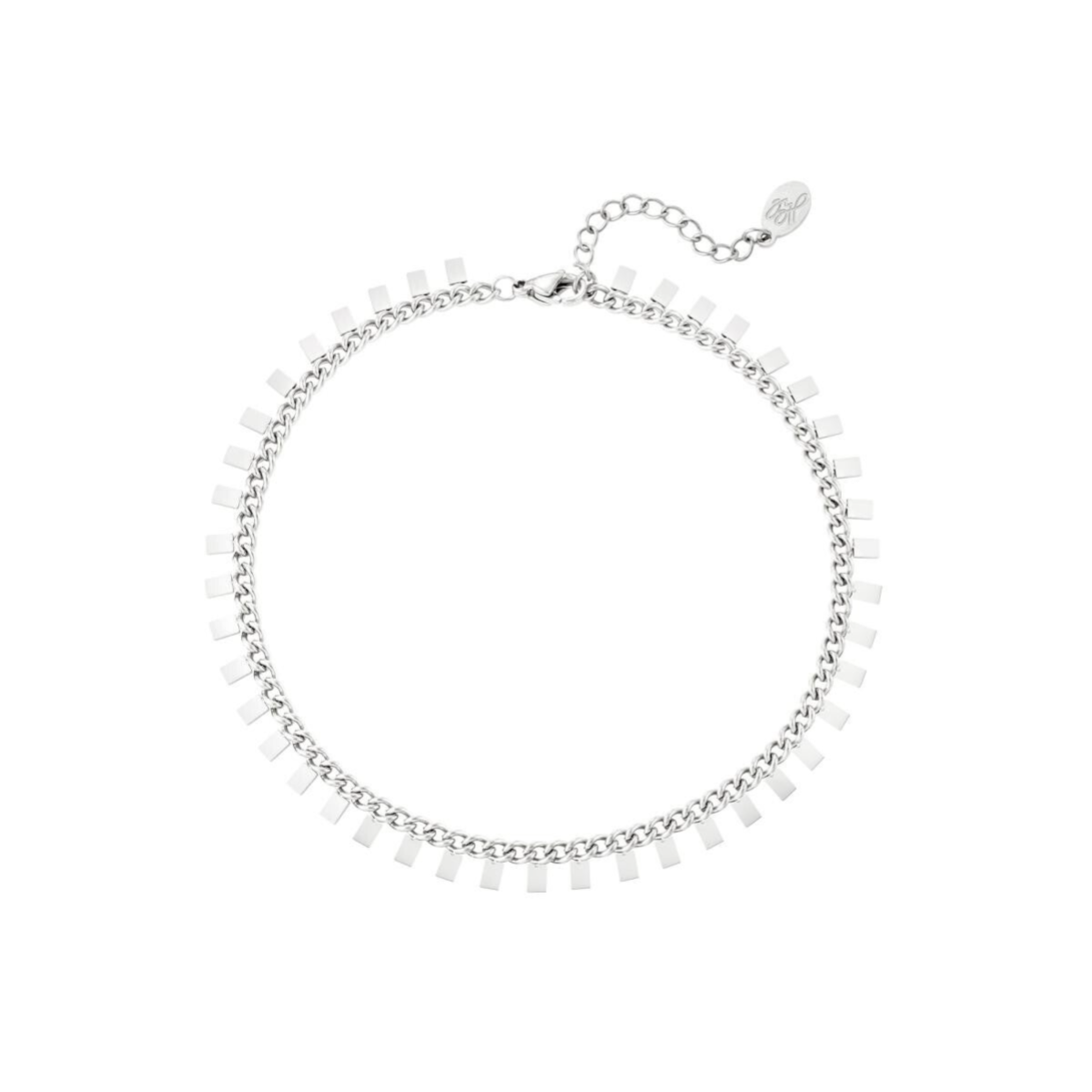 Square bracelet silver