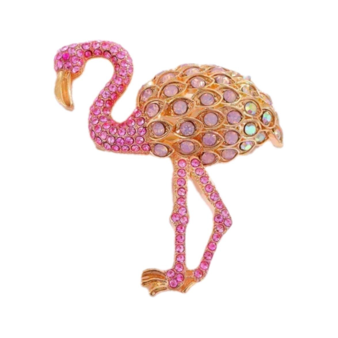 Flamingo brooch