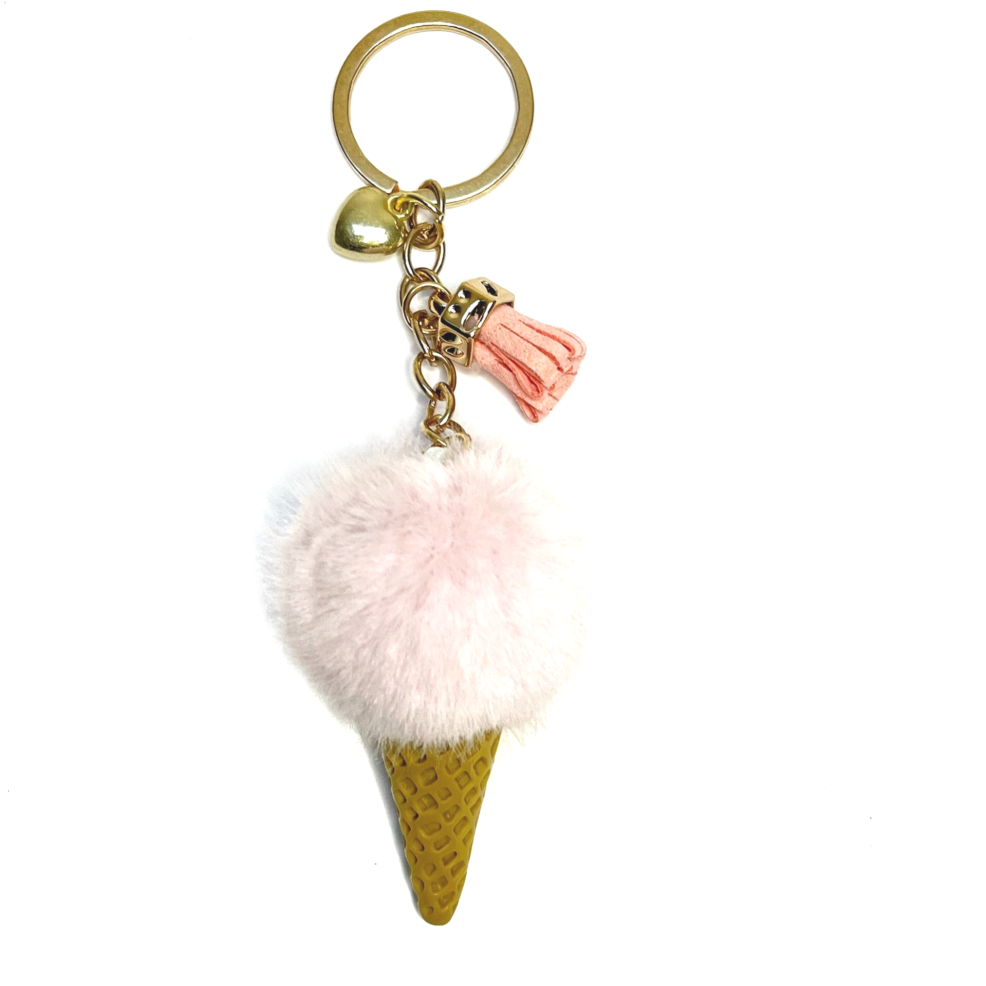 Icecream bag pendant pink