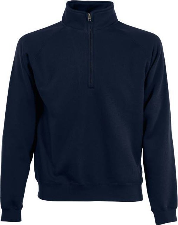 Herren 1/4 Zip Sweatshirt Feuerwehr
