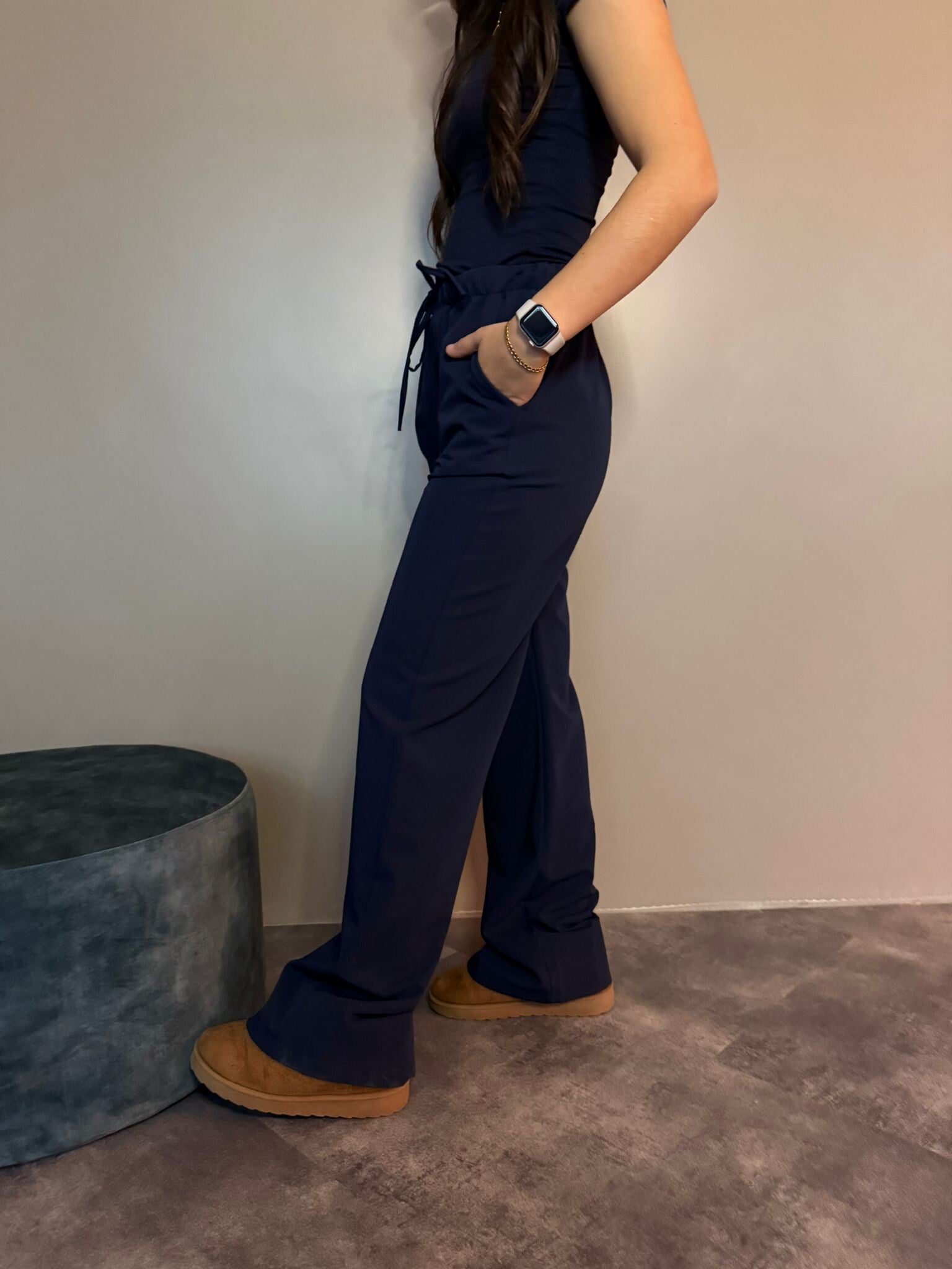 PANTS RAVEN - DARKBLUE