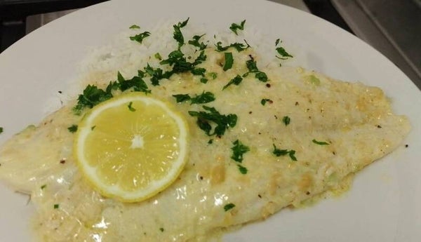 Baked Fish with Lemon Sauce